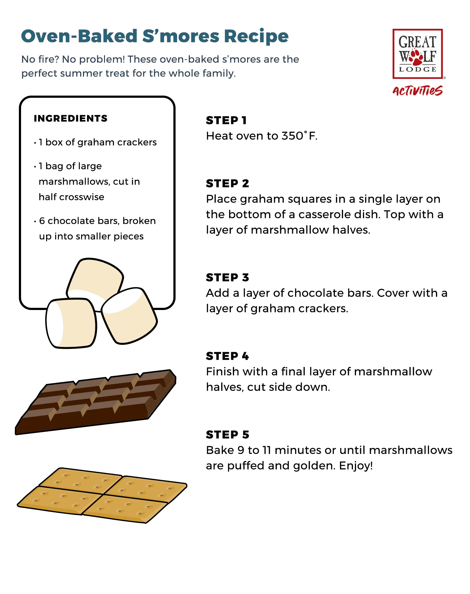 smores in the oven recipe