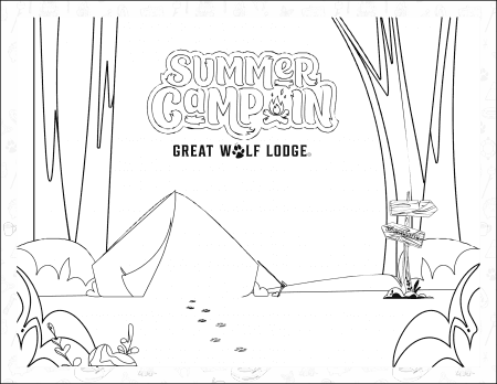 Summer Coloring Book | Summer Camp-In | Great Wolf Lodge